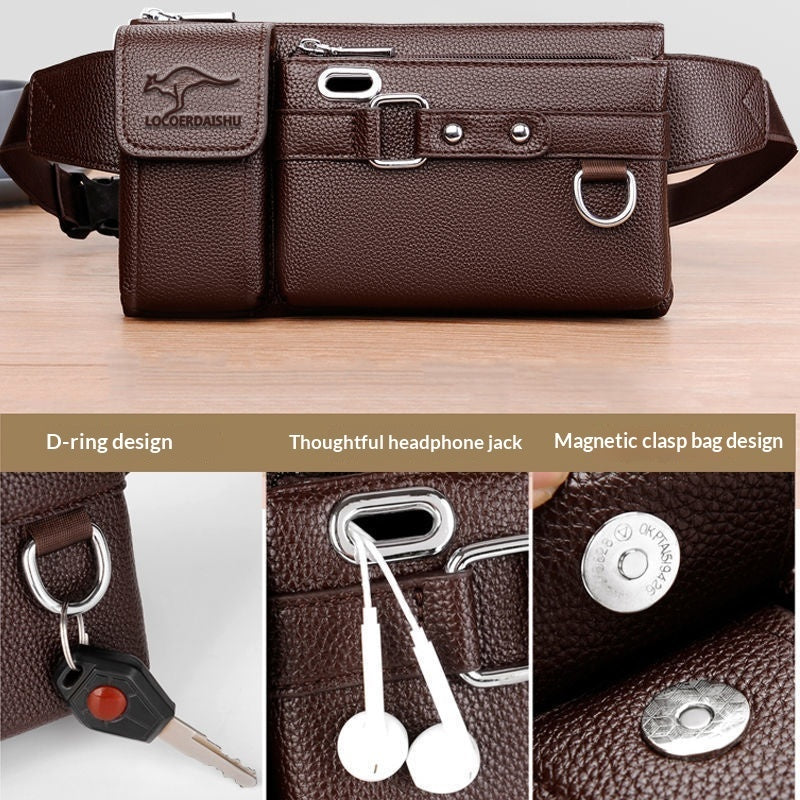 Men's Waist  Multifunction  Bag