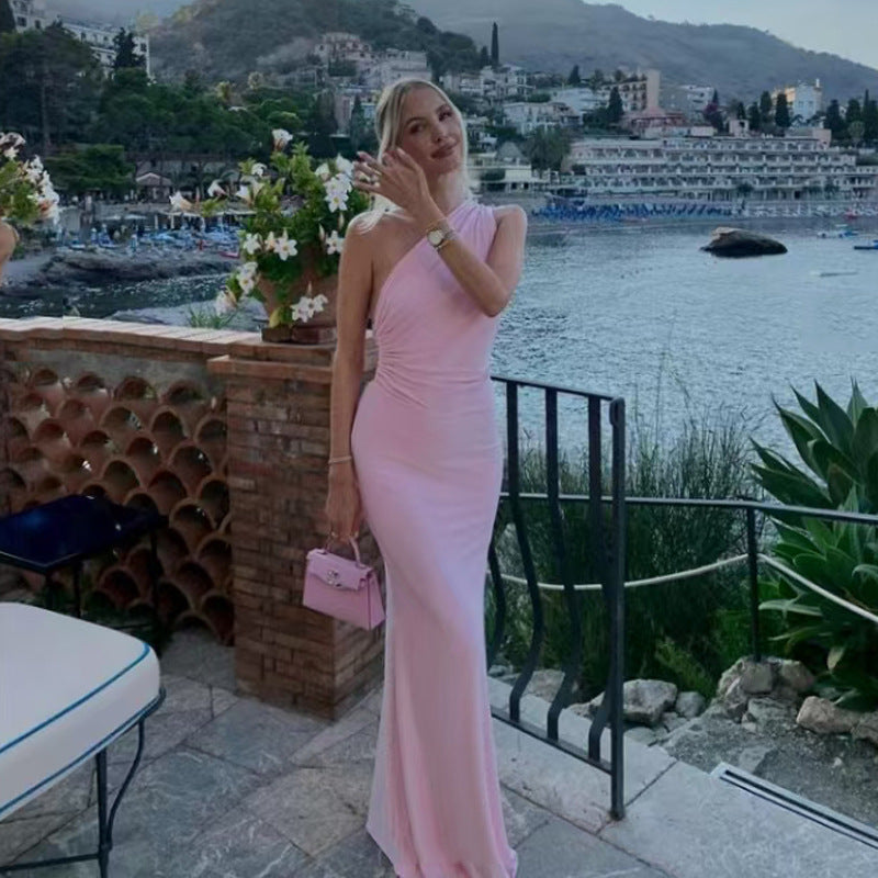 Long Figure-hugging Mermaid-style Beach Dress