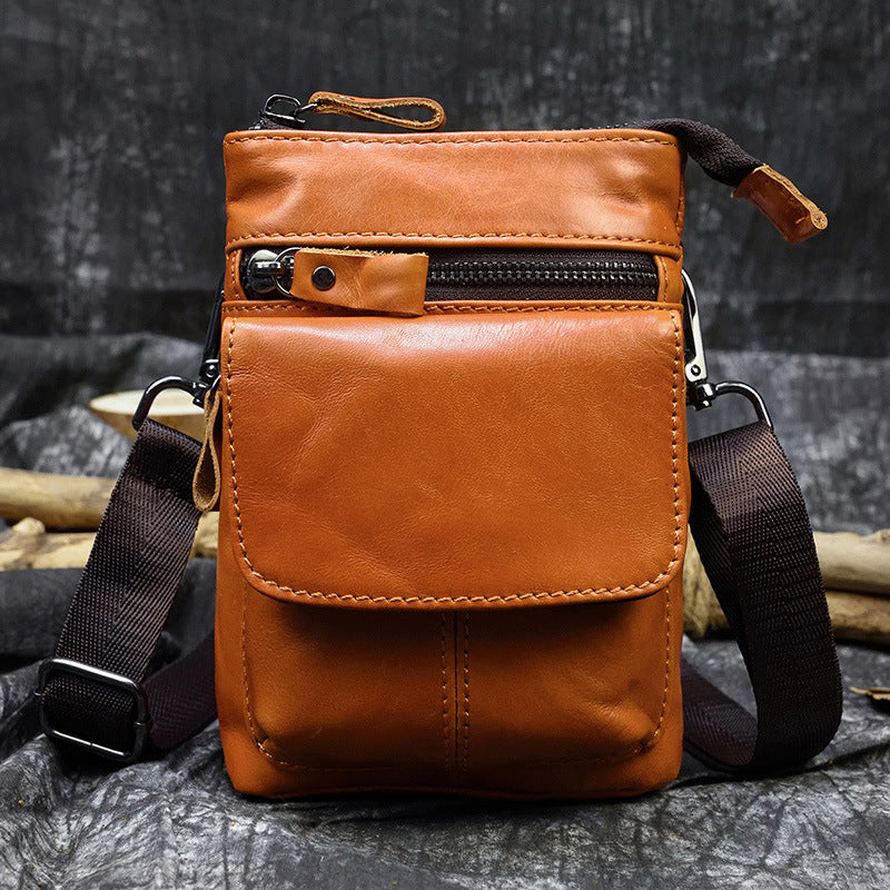 Men's Leather Belt  Bag