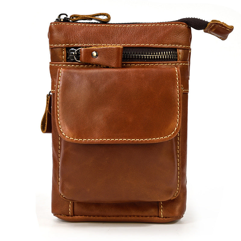 Men's Leather Belt  Bag