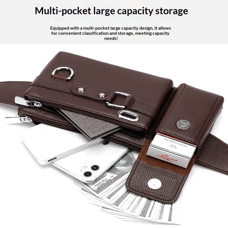 Men's Waist  Multifunction  Bag