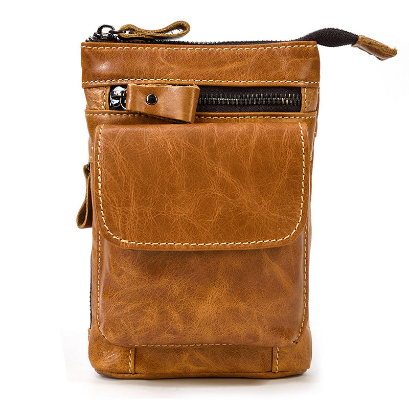 Men's Leather Belt  Bag