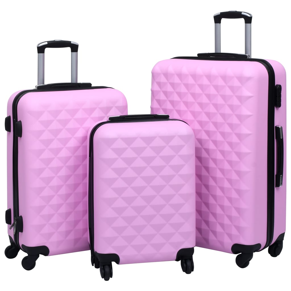 Hard Shell Trolley Set 3 pcs. ABS   Hard Shell Trolley Set 3