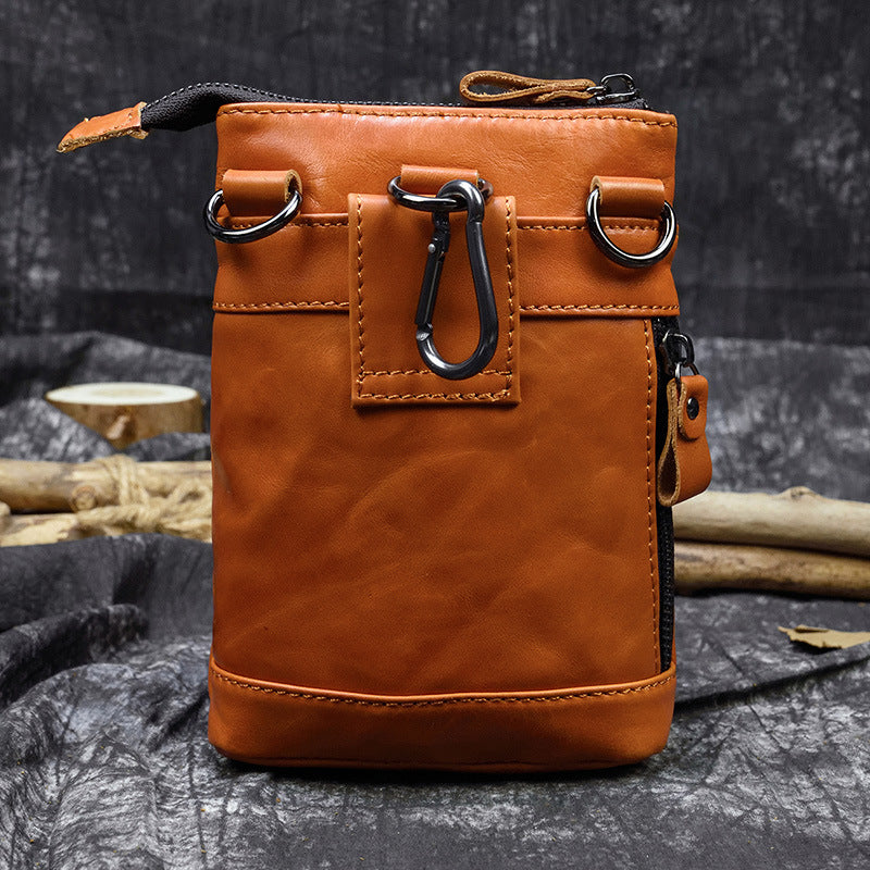 Men's Leather Belt  Bag