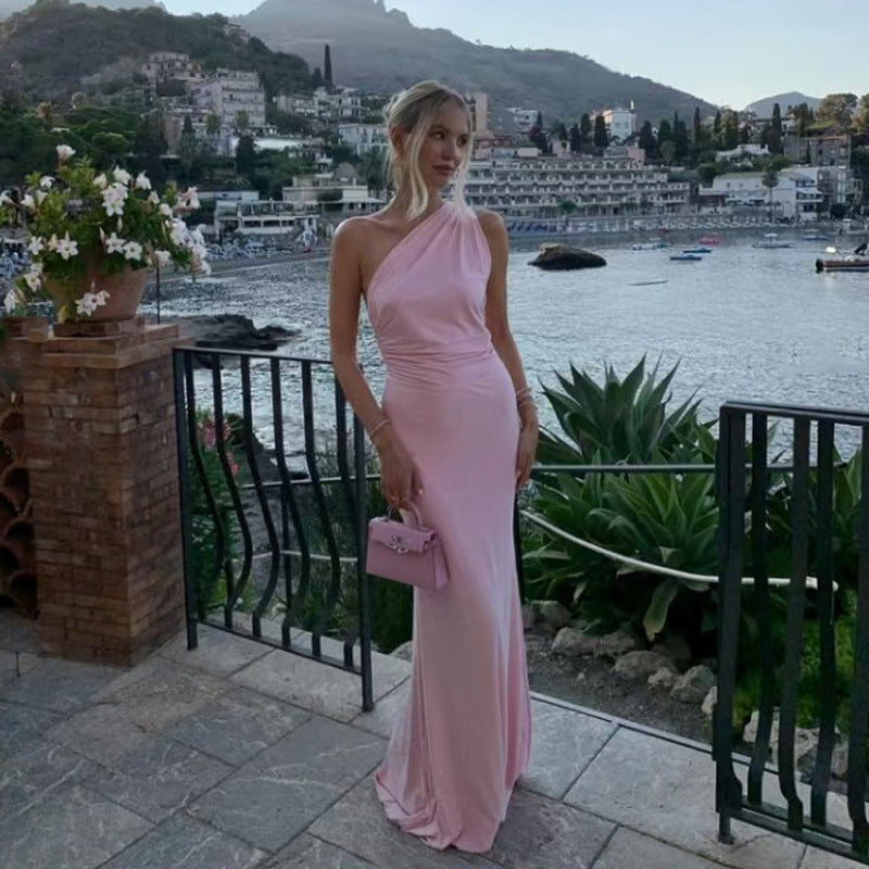 Long Figure-hugging Mermaid-style Beach Dress