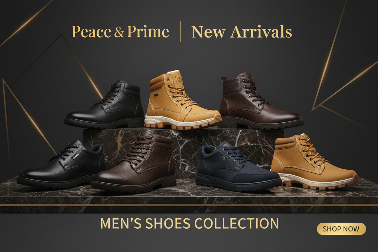 Peace & Prime New Arrivals Banner